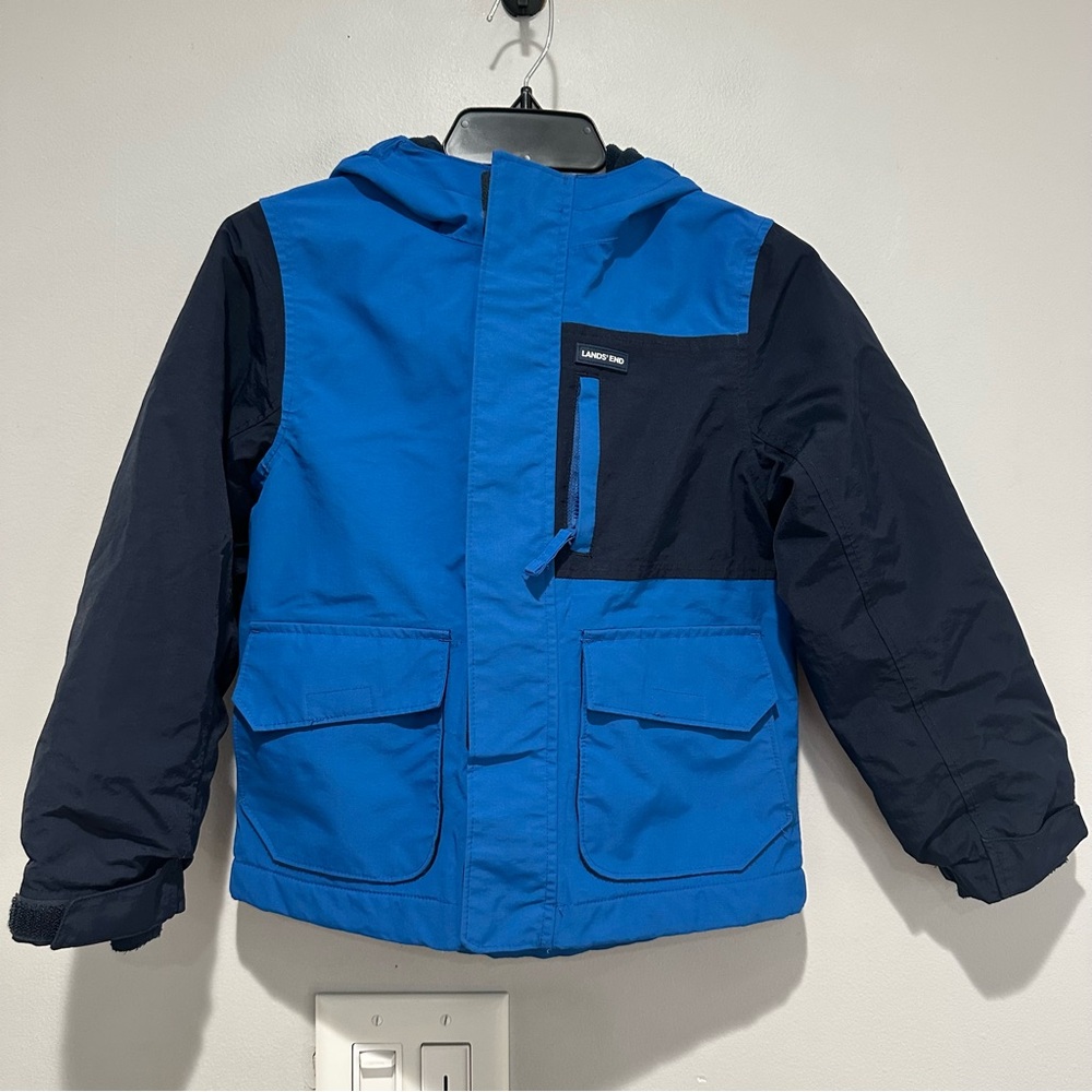 Lands’ End Navy Coat Size 4 - 5 XS